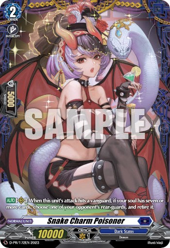 Image of Snake Charm Poisoner (Frame Rare) (D-PR/172EN) [D Promo Cards]
