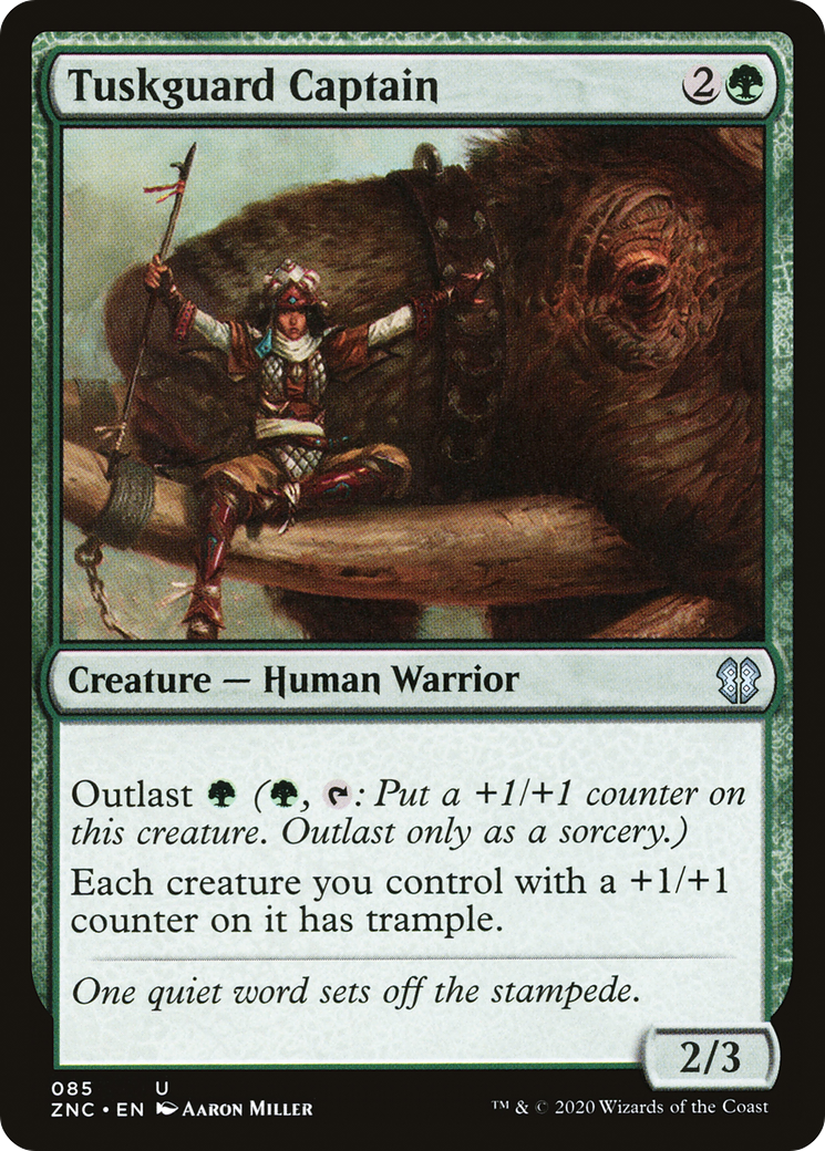 Image of Tuskguard Captain [Zendikar Rising Commander]