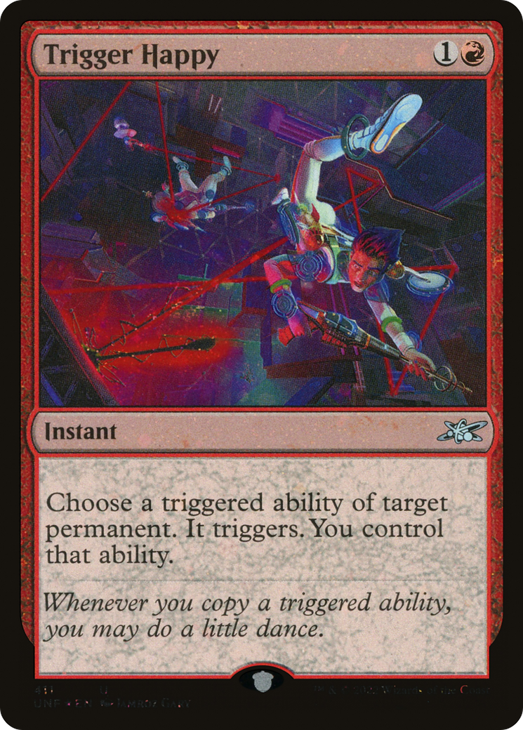 Image of Trigger Happy (Galaxy Foil) [Unfinity]