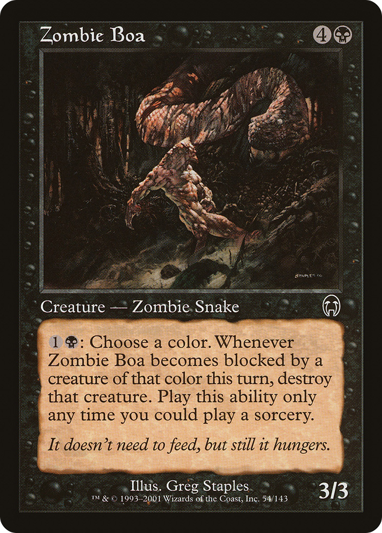 Image of Zombie Boa [Apocalypse]