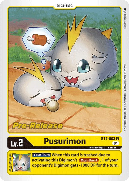 Image of Pusurimon [BT7-003] [Next Adventure Pre-Release Cards]