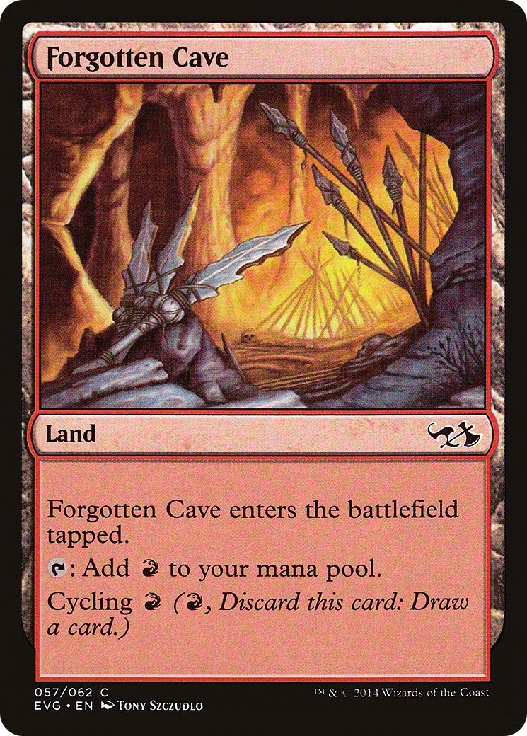 Image of Forgotten Cave (Elves vs. Goblins) [Duel Decks Anthology]