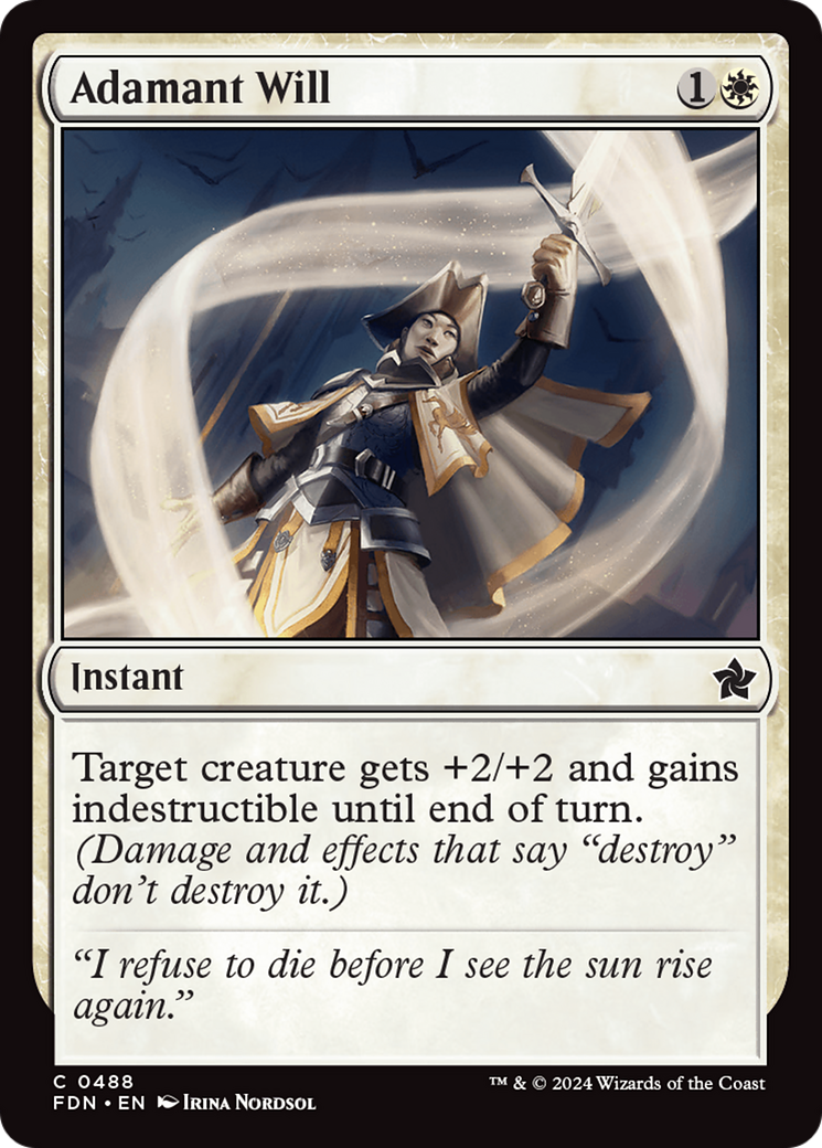 Image of Adamant Will [Foundations]