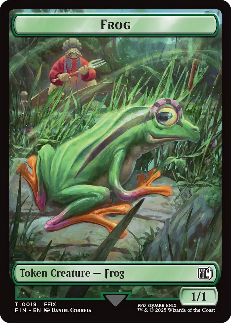 Image of Hero (0009) // Frog Double-Sided Token [FINAL FANTASY Tokens]