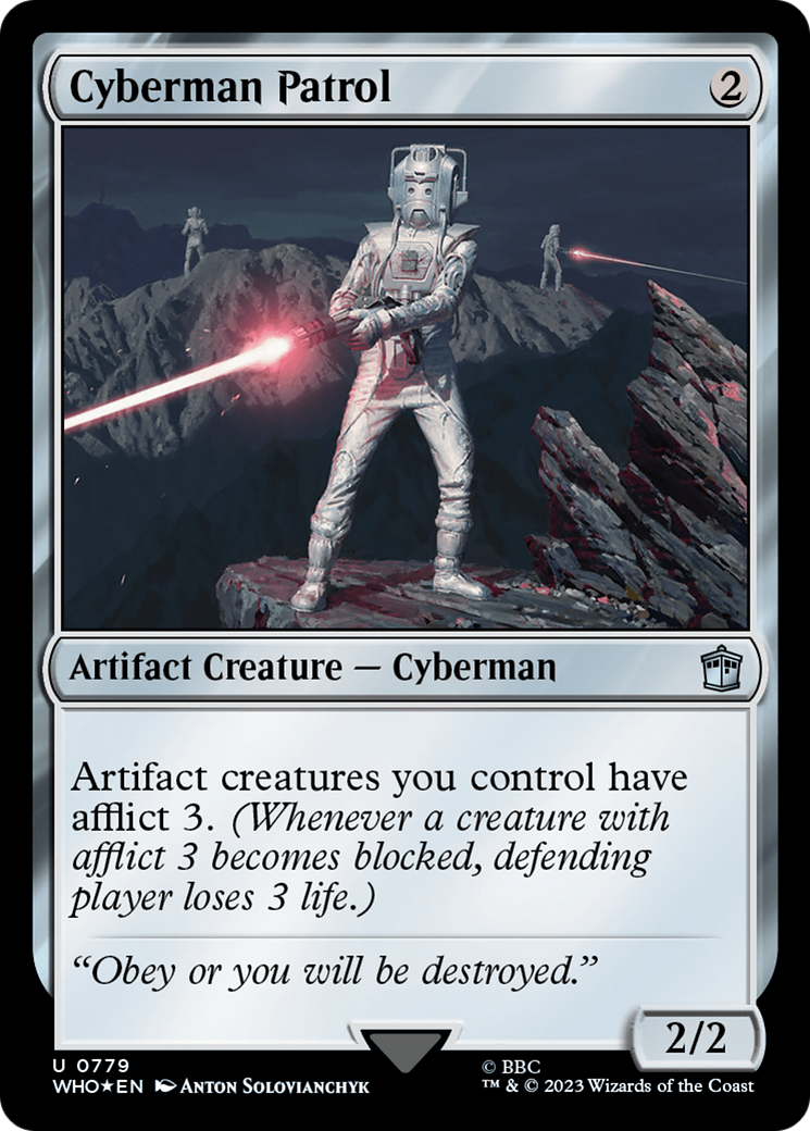 Image of Cyberman Patrol (Surge Foil) [Doctor Who]
