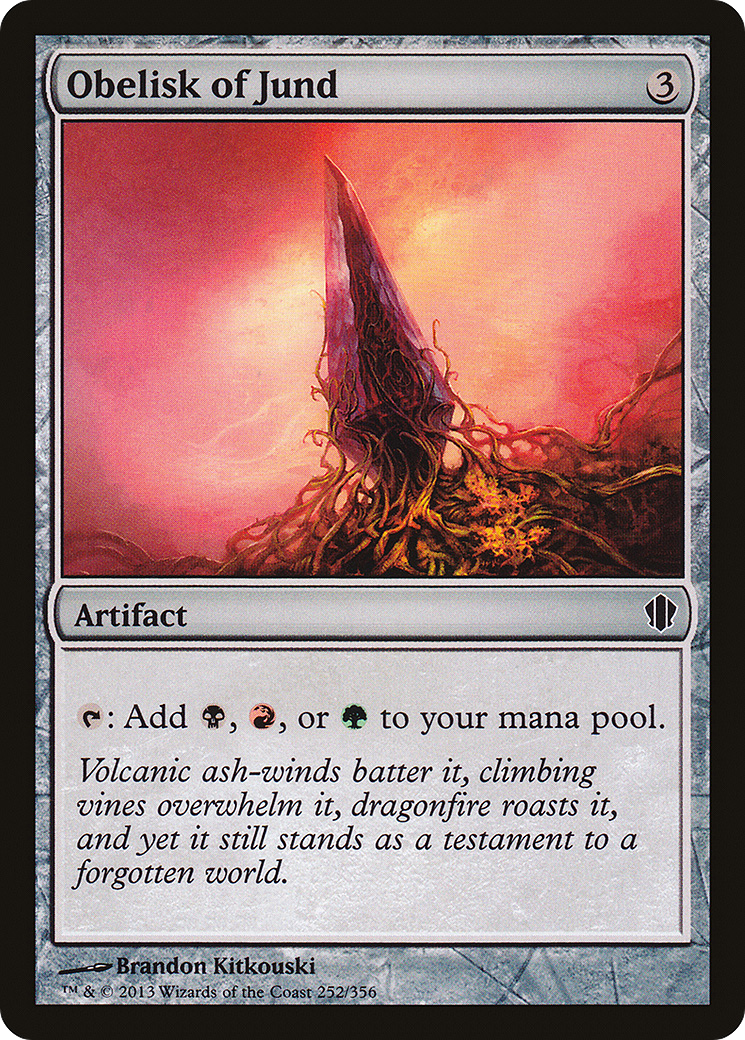 Image of Obelisk of Jund [Commander 2013]