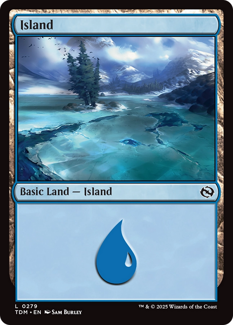 Image of Island (0279) [Tarkir: Dragonstorm]