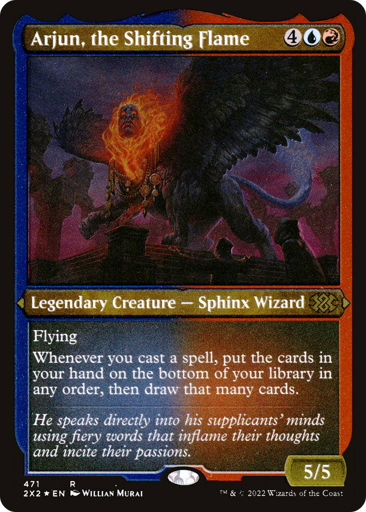 Image of Arjun, the Shifting Flame (Foil Etched) [Double Masters 2022]