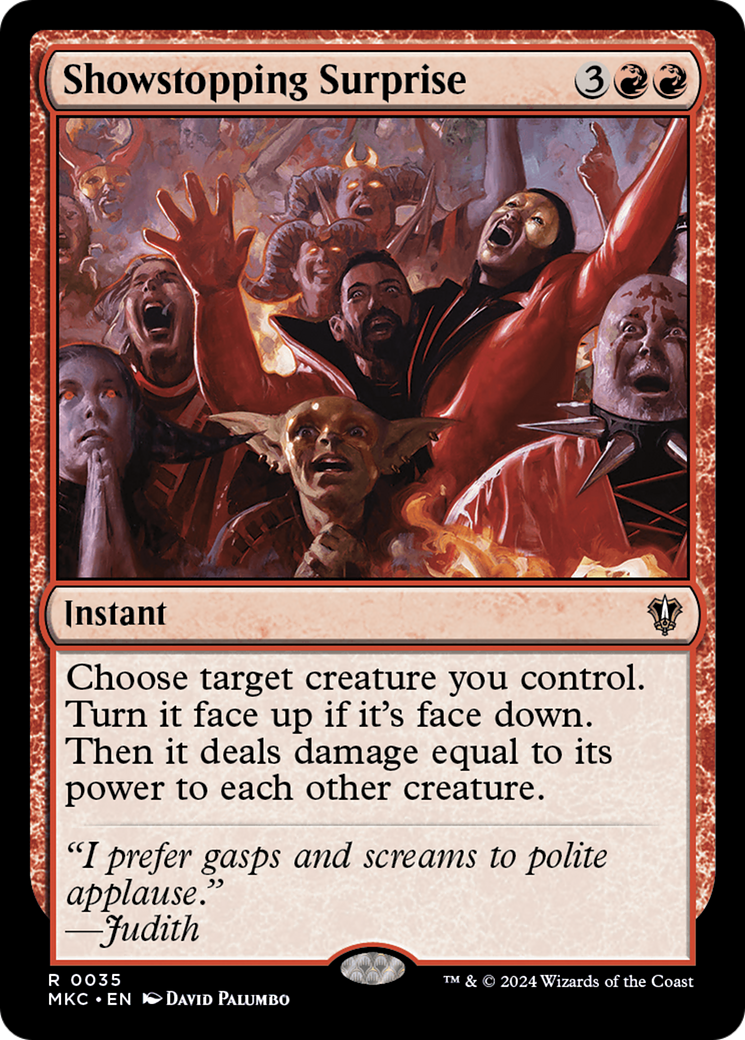 Image of Showstopping Surprise [Murders at Karlov Manor Commander]