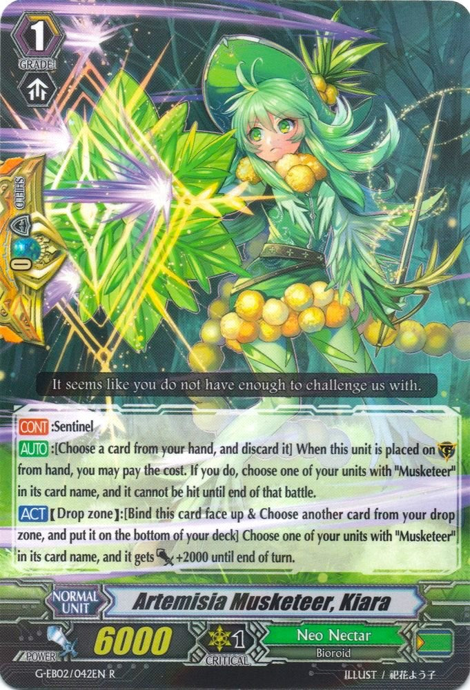 Artemisia Musketeer, Kiara (G-EB02/042EN) [The AWAKENING ZOO]