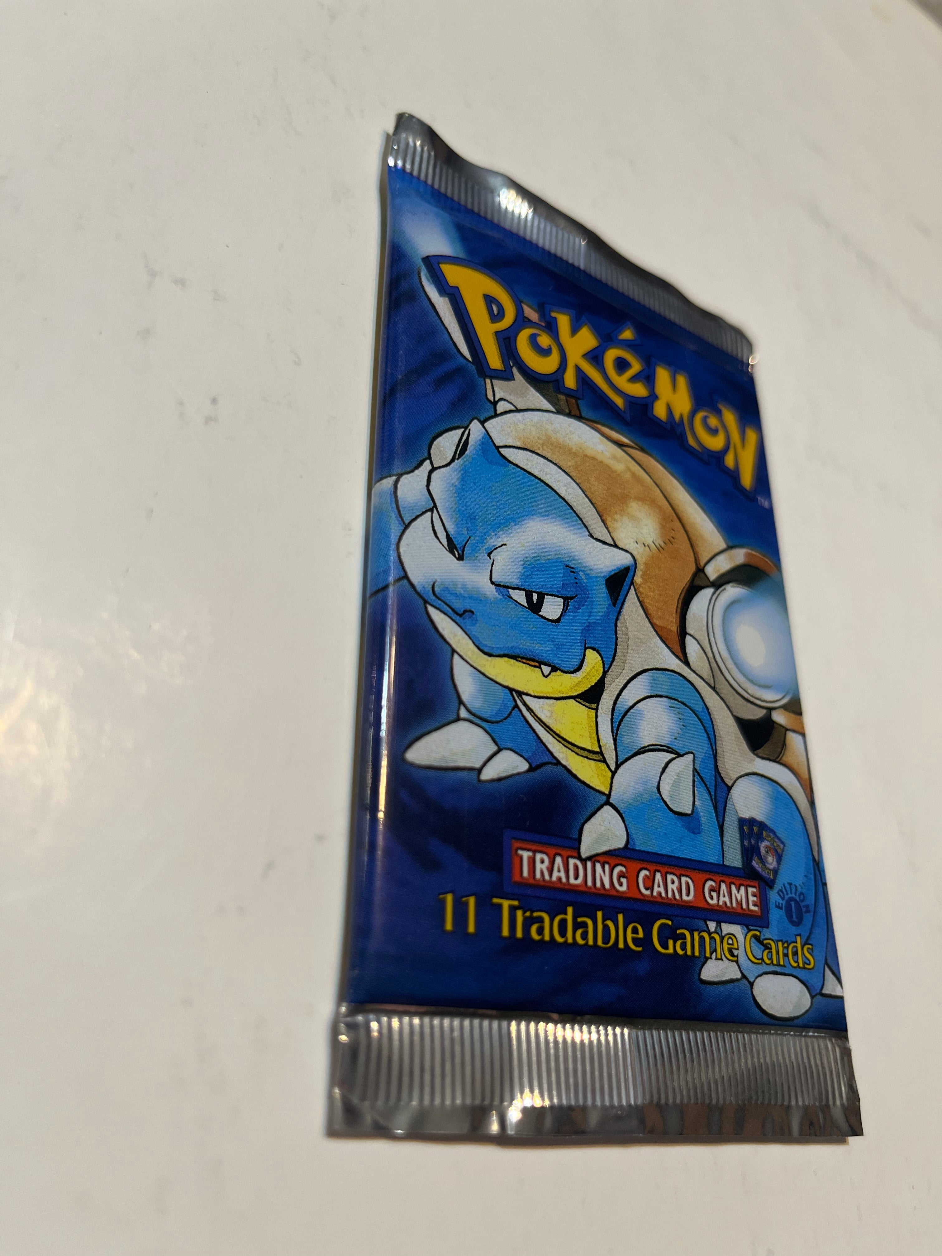 Image of 1999 Pokemon 1st First Edition Base Set Booster Pack - Blastoise