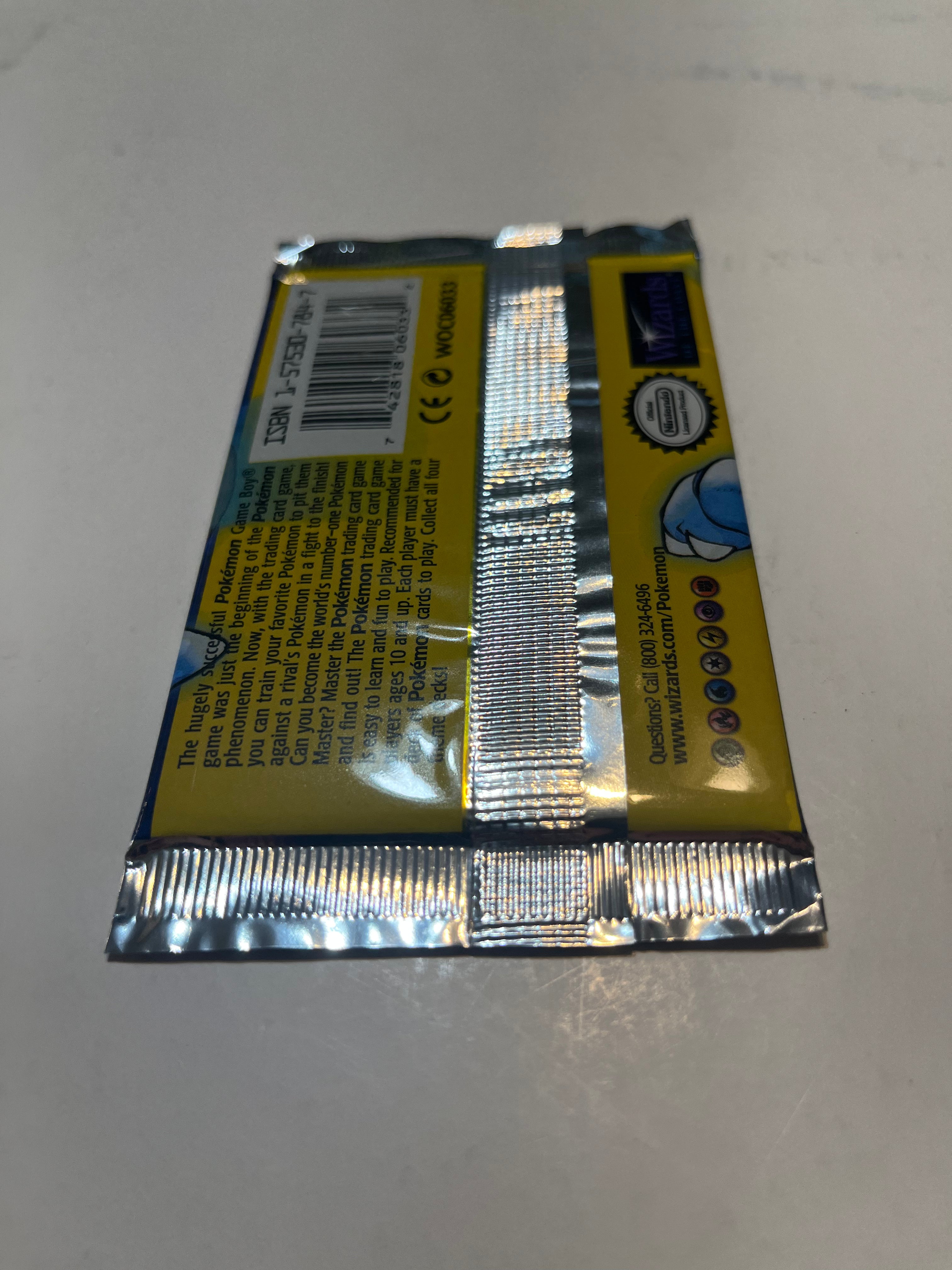 Image of 1999 Pokemon 1st First Edition Base Set Booster Pack - Blastoise