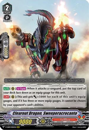 Clearout Dragon, Sweeperacrocanto (V-EB09: THE RAGING TACTICS)