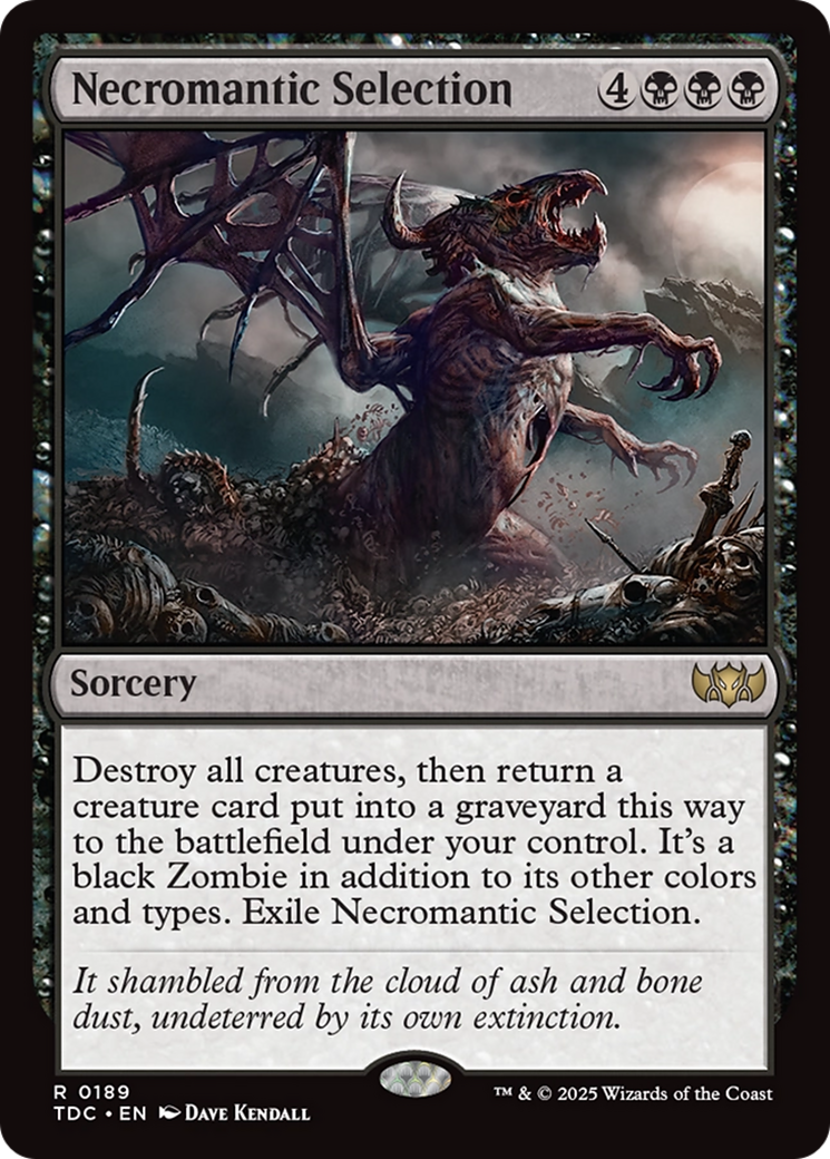 Image of Necromantic Selection [Tarkir: Dragonstorm Commander]