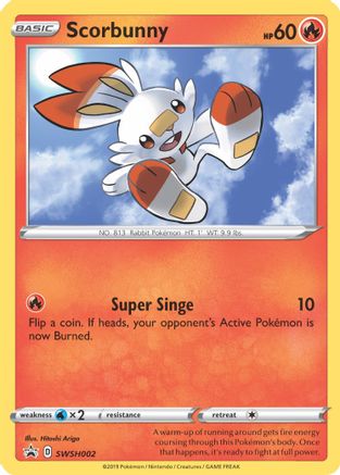 Image of Scorbunny (SWSH002) [Sword & Shield: Black Star Promos]