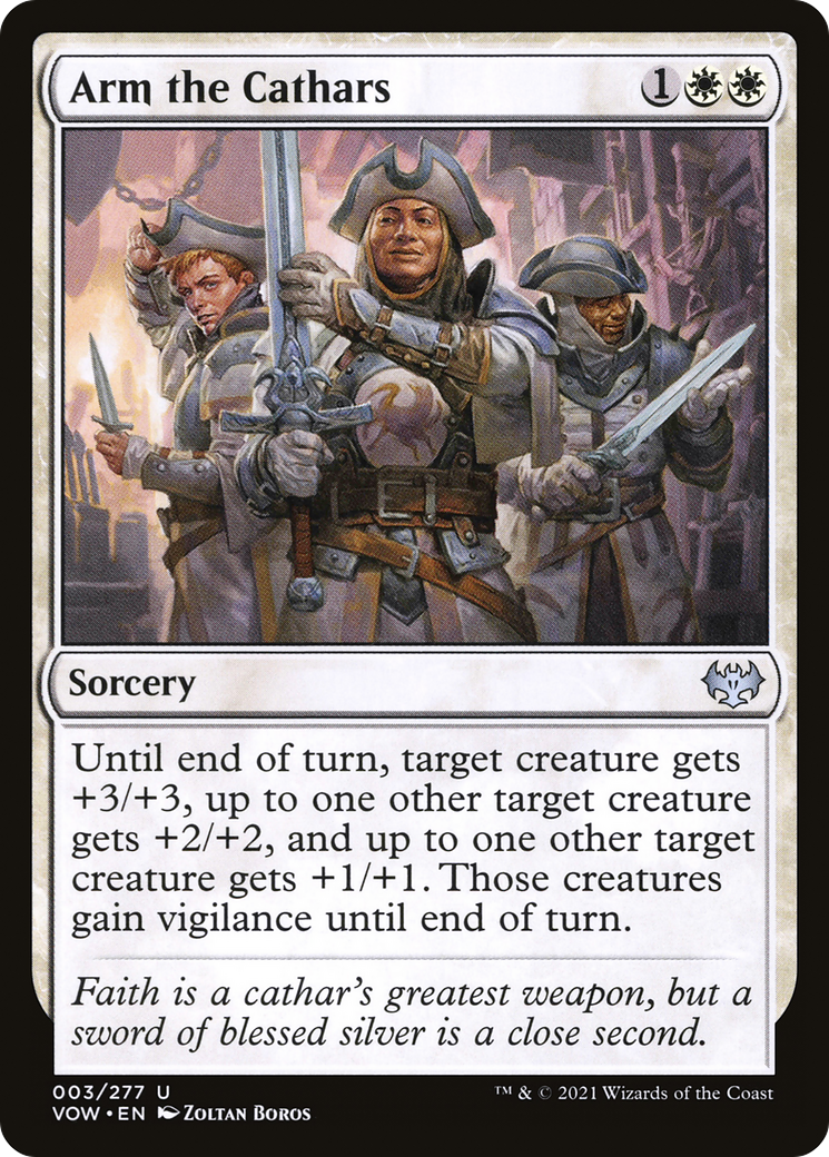 Image of Arm the Cathars [Innistrad: Crimson Vow]