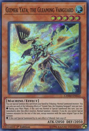 Image of Gizmek Yata, the Gleaming Vanguard [CHIM-EN023] Super Rare