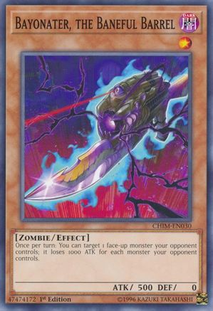 Image of Bayonater, the Baneful Barrel [CHIM-EN030] Common