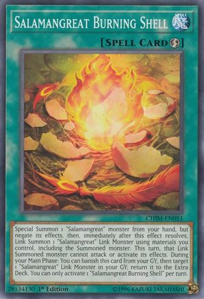 Image of Salamangreat Burning Shell [CHIM-EN051] Common