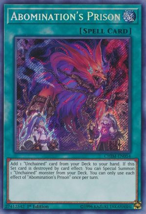 Image of Abomination's Prison [CHIM-EN054] Secret Rare
