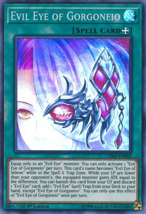 Image of Evil Eye of Gorgoneio [CHIM-EN062] Super Rare