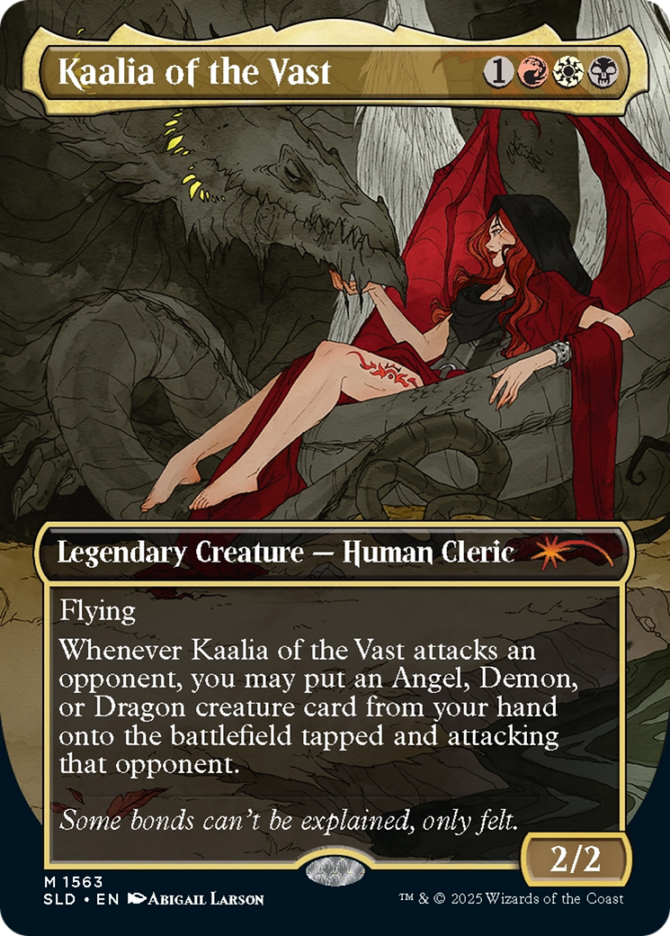 Image of Kaalia of the Vast (SLD-1563) - Secret Lair Drop (Borderless) Foil
