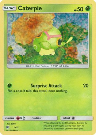 Image of Caterpie (1/12) [McDonald's Promos: 2019 Collection]