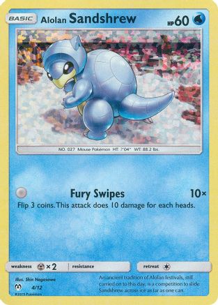 Image of Alolan Sandshrew (4/12) [McDonald's Promos: 2019 Collection]