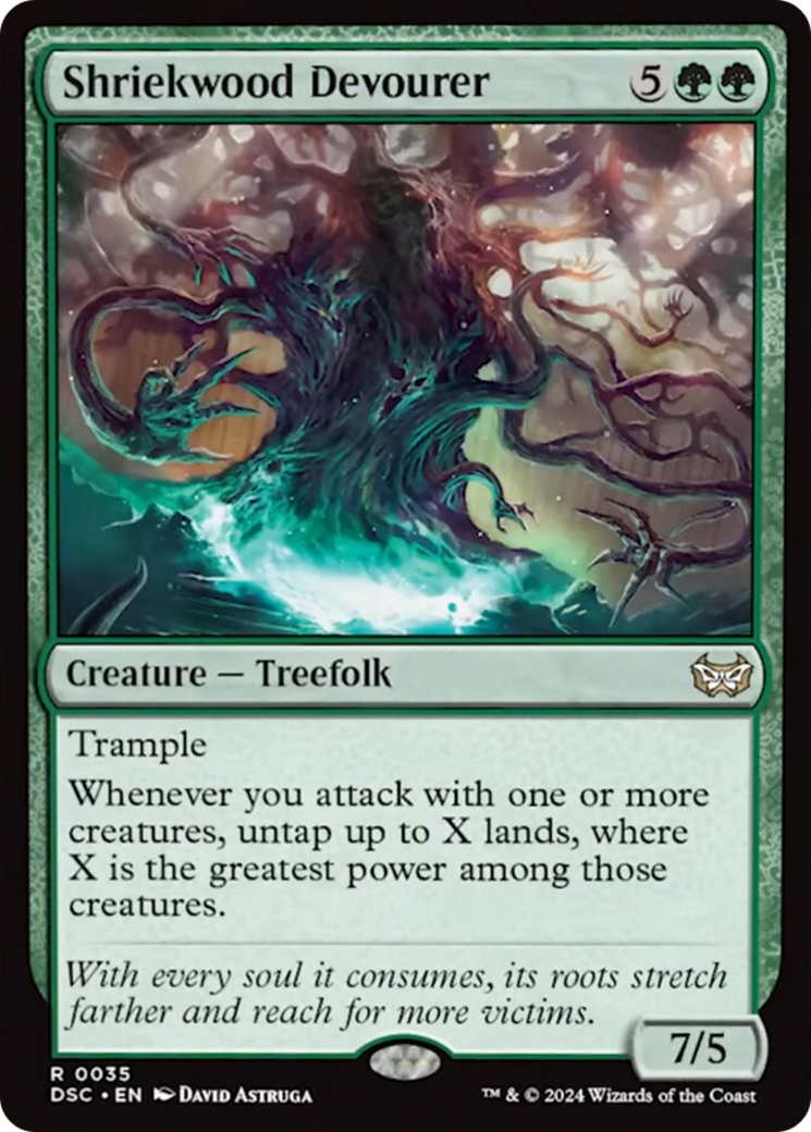 Image of Shriekwood Devourer [Duskmourn: House of Horror Commander]
