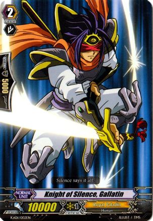 Image of Knight of Silence, Gallatin (KERO KERO ACE PACK)