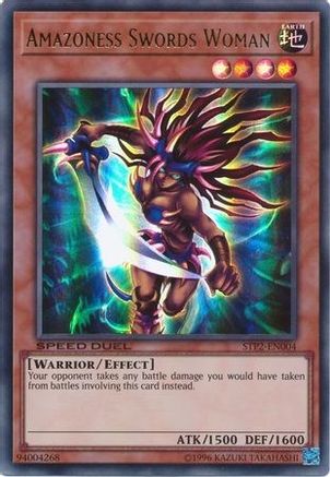 Image of Amazoness Swords Woman [STP2-EN004] Ultra Rare