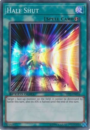 Image of Half Shut [STP2-EN016] Super Rare