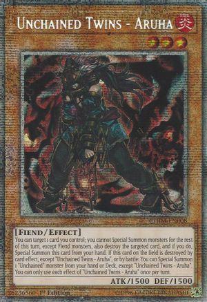Image of Unchained Twins - Aruha (Starlight Rare) [CHIM-EN008] Starlight Rare