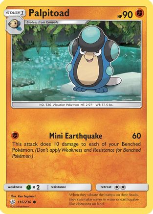 Image of Palpitoad (116/236) [Sun & Moon: Cosmic Eclipse]