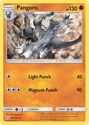 Image of Pangoro (120/236) [Sun & Moon: Cosmic Eclipse]