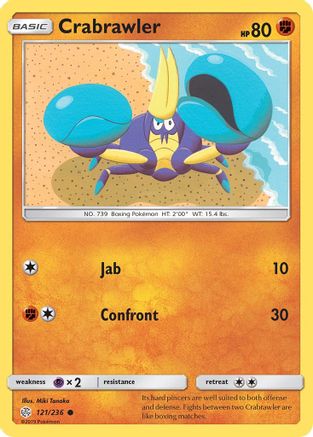 Image of Crabrawler (121/236) [Sun & Moon: Cosmic Eclipse]