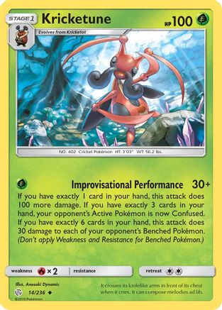 Image of Kricketune (14/236) [Sun & Moon: Cosmic Eclipse]