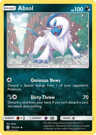 Image of Absol (133/236) [Sun & Moon: Cosmic Eclipse]