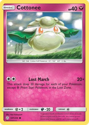 Image of Cottonee (147/236) [Sun & Moon: Cosmic Eclipse]