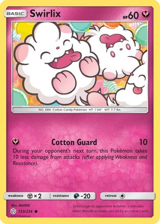 Image of Swirlix (153/236) [Sun & Moon: Cosmic Eclipse]