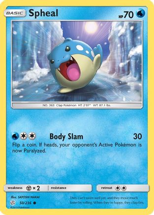 Image of Spheal (50/236) [Sun & Moon: Cosmic Eclipse]