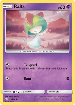 Image of Ralts (80/236) [Sun & Moon: Cosmic Eclipse]