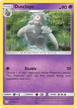 Image of Dusclops (84/236) [Sun & Moon: Cosmic Eclipse]
