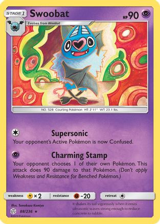 Image of Swoobat (88/236) [Sun & Moon: Cosmic Eclipse]