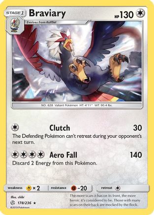 Image of Braviary (178/236) [Sun & Moon: Cosmic Eclipse]