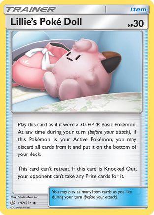 Image of Lillie's Poke Doll (197/236) [Sun & Moon: Cosmic Eclipse]