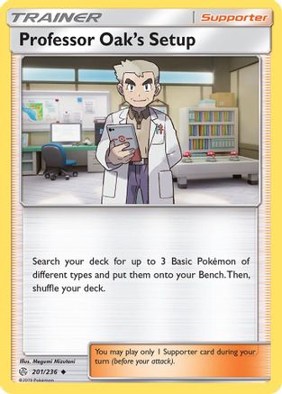 Image of Professor Oak's Setup (201/236) [Sun & Moon: Cosmic Eclipse]