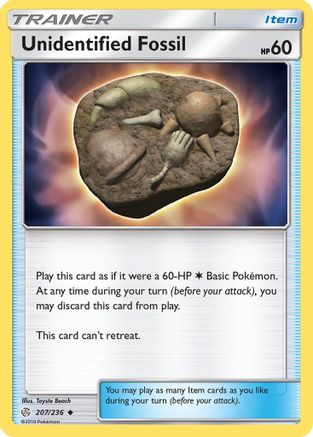 Image of Unidentified Fossil (207/236) [Sun & Moon: Cosmic Eclipse]
