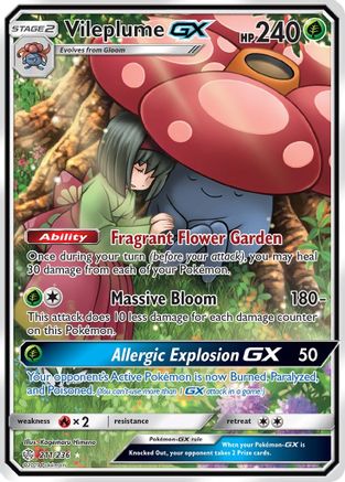 Image of Vileplume GX (211/236) [Sun & Moon: Cosmic Eclipse]