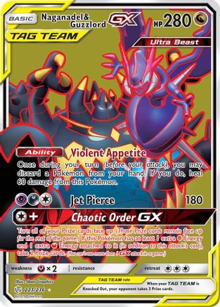 Image of Naganadel & Guzzlord GX (223/236) [Sun & Moon: Cosmic Eclipse]